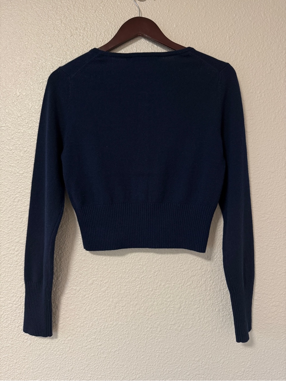 Jenni Kayne Cashmere Finley Cardigan Cropped Spring Cardigan Effortless Chic M - Picture 10 of 11